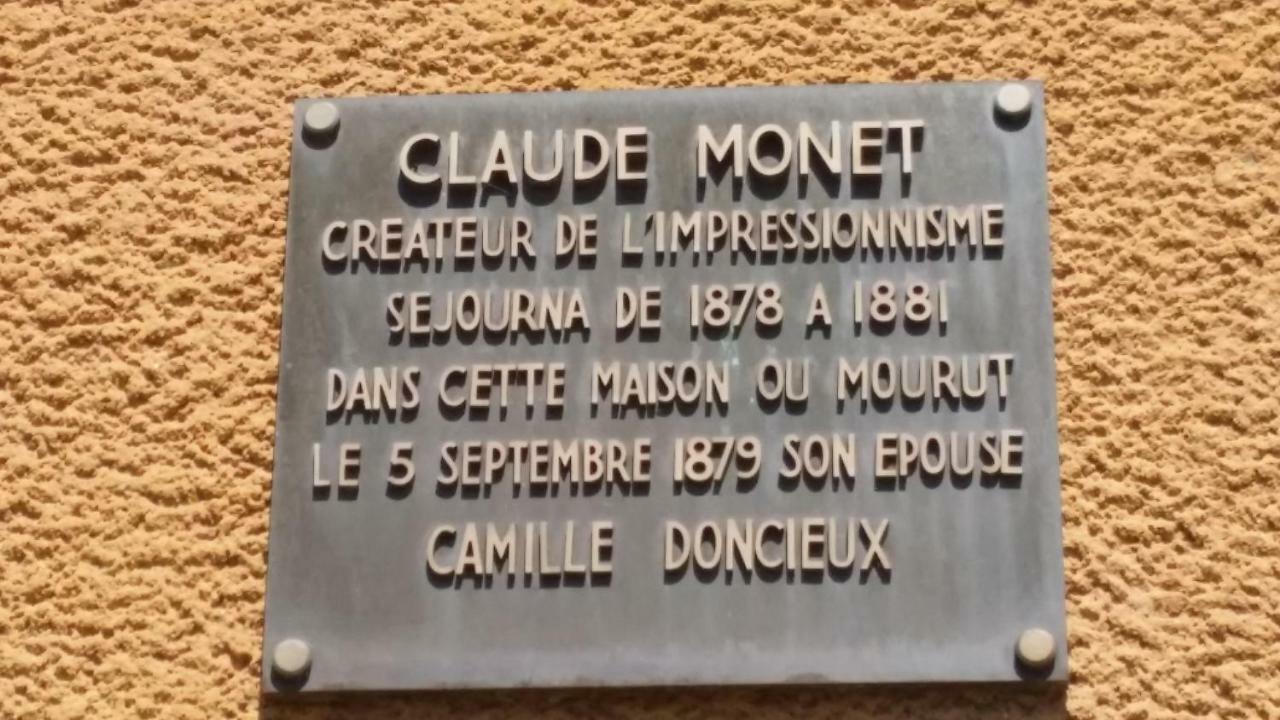 Escale chez un impressionniste - Maison où Claude Monet vécut à Vétheuil Exterior foto